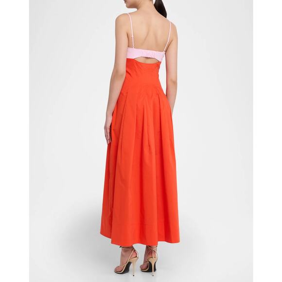 SIMKHAI Maddy Cotton Cut-Out Maxi Dress - Picture 5 of 8